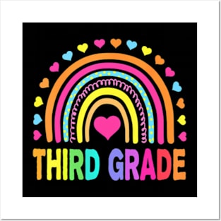 Third Grade 3rd Grade  Teachers Kids Back to School Posters and Art